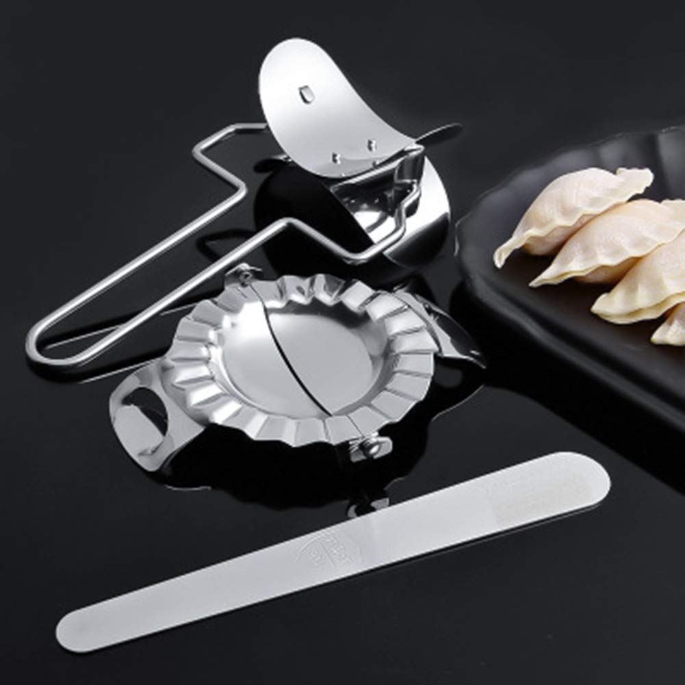 Acciaio Inox Cinese Ravioli Maker Set Skin Maker Stampi Cutter Torta Empanadas Press Cucina, small