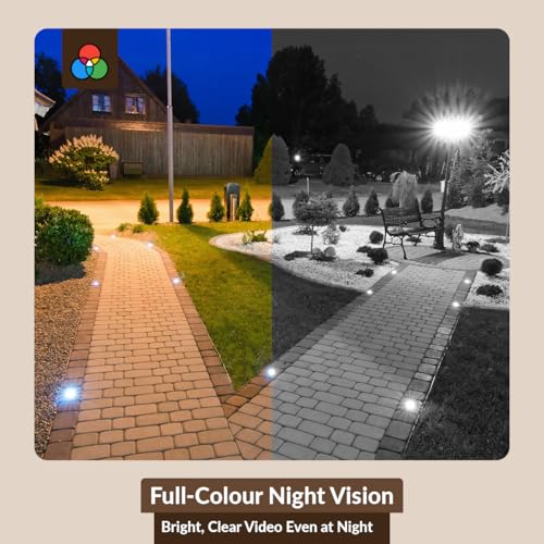 Image of CP PLUS 4MP Quad HD Outdoor Wi-Fi CCTV Camera | 360 Pan & Tilt | Full-Color Night Vision | CTC Cyber Secure Tech | Smart Detection Suite | View & Talk | OK Google | Cloud Recording | CP-Z43Q