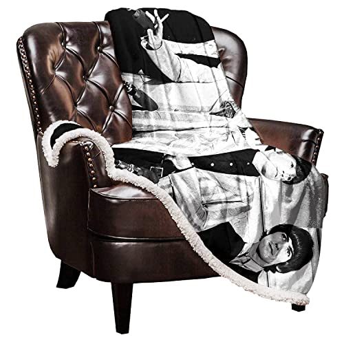 Couverture Sieste Groupe Rock Britannique Impression Sherpa Fleece Quilt Throw Blanket The Beatles Room Decor Fuzzy Blanket Ringo Starr Fuzzy Blanket for Sofa Bed Couch All Seasons 80x120cm - Les Beatles, Paul McCartney, John Lennon, RIngo Starr, George Harrison Couverture Sieste Groupe Rock Britannique Impression Sherpa Fleece Quilt Throw Blanket The Beatles Room Decor Fuzzy Blanket Ringo Starr Fuzzy Blanket for Sofa Bed Couch All Seasons 80x120cm – Image 5