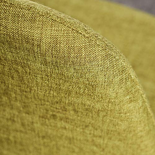 Christopher Knight Home Raina Mid-Century Modern Fabric Dining Chairs With Light Brown Wood Finished Metal Legs, 2-Pcs Set, Green / Light Brown #TOP17