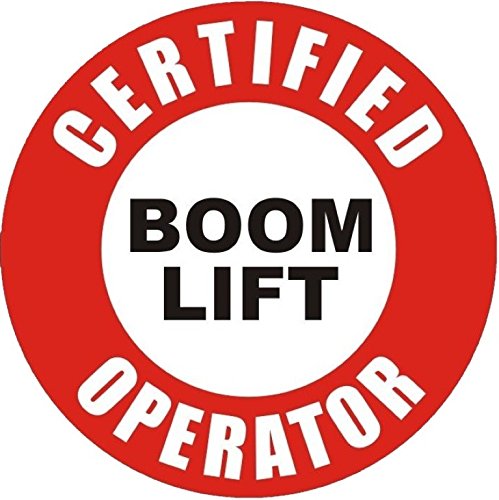 Certified Boom Lift Operator Helmet Sticker Hard Hat Sticker #TOP28