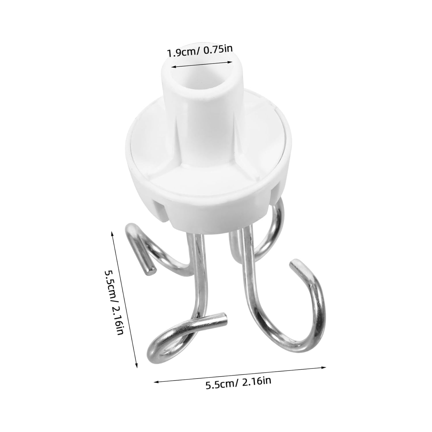 Stainless Steel Infusion Stand Hook Replacement Accessory for Poles Clinics and Hospitals Lightweight and Design for Infusion Bottle Hanging Easy