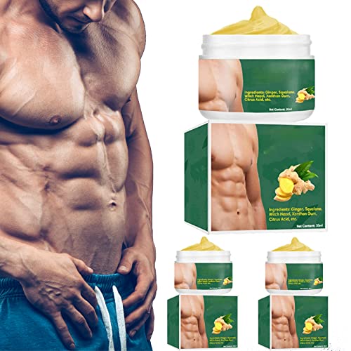 Gynecomastia Tightening Ginger Cream, Men's Chest Muscle Shaping Ginger Cream (3PCS)