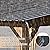 Domi 12x14FT Wall-Mounted Hardtop Gazebo, Aluminum Lean to Gazebo with Galvanized Steel Sloping Roof, Curtains & Netting for Outdoor Patio, Deck, Backyard, Garden Parties