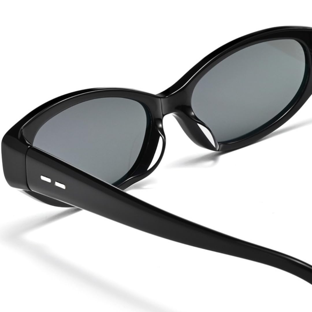 Occhiali da sole a occhi di gatto in acetato, uomo e donna, alla moda, protezione UV400