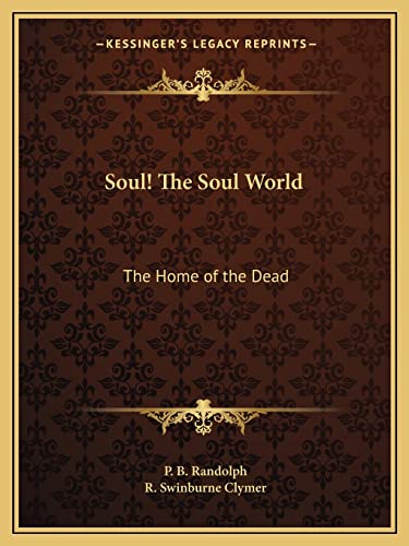 Soul! The Soul World: The Home of the Dead