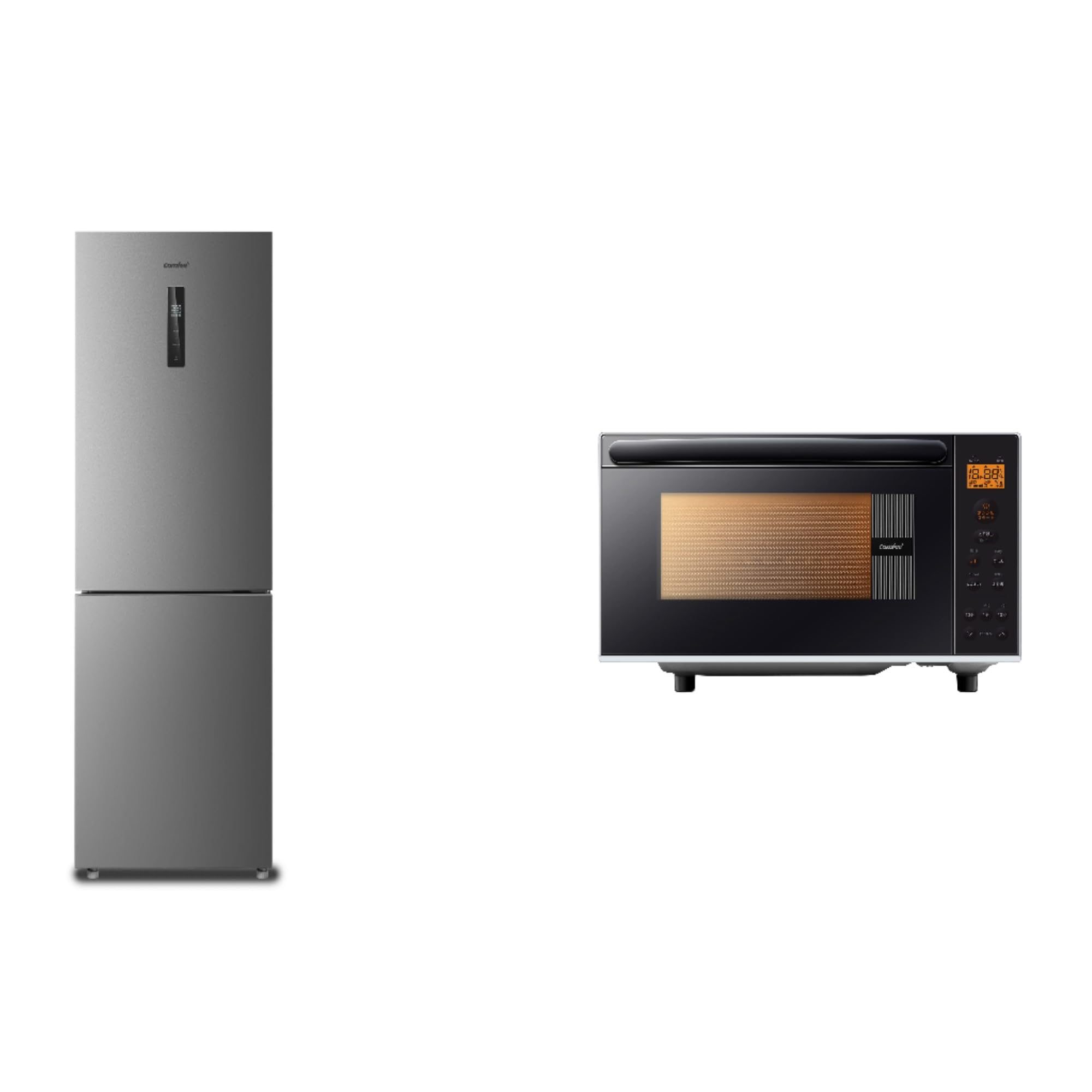 Amazon | 【家電セット 2点】 コンフィー(COMFEE') 冷蔵庫237L+電子