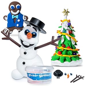 Let’s Build A Snowman, Gingerbread Man, & Christmas Tree (3 Piece Kit), Boys and Girls Christmas Stocking Stuffers for…