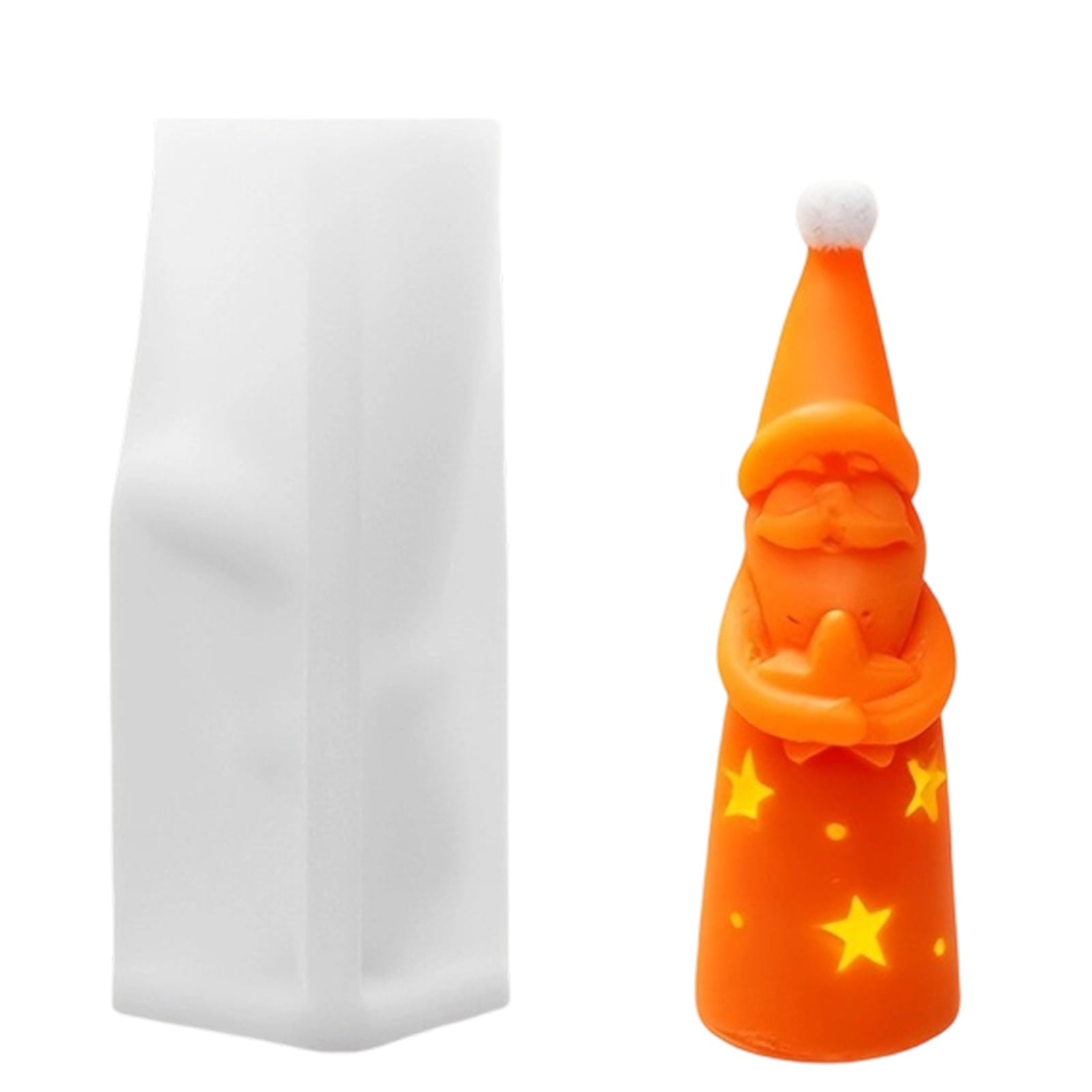 Alksubbm Easy Releases Santa Christmas Sturdy Silicone Crafting for Projects