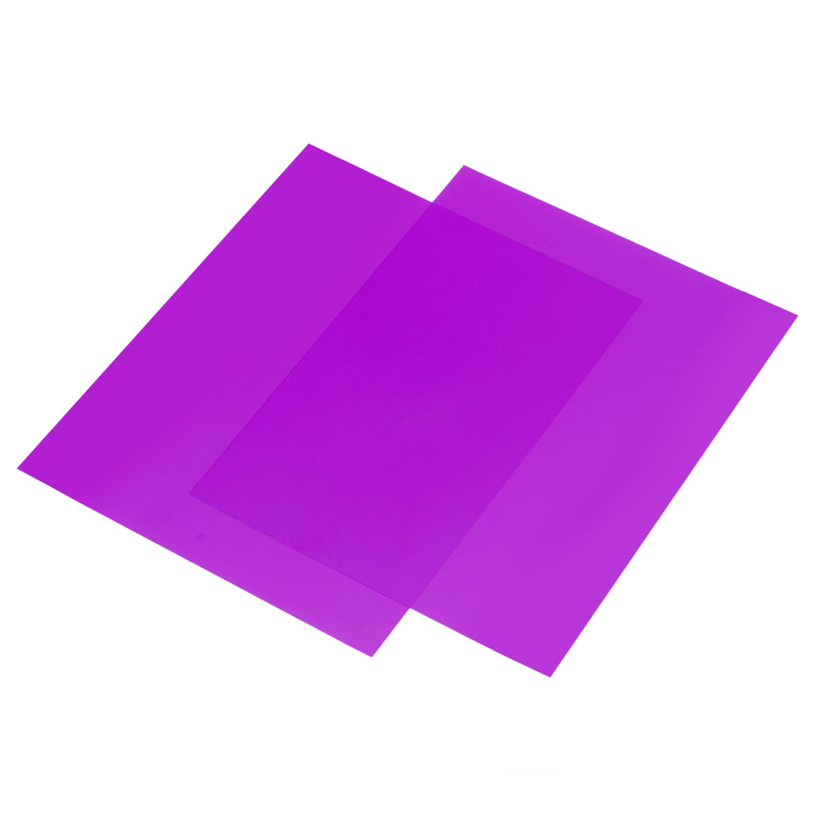 QUARKZMAN Gel Luce Filtro Viola Trasparente Correzione Illuminazione Gel Filtro 16x20 pollici Plastica Fogli per Film Foto Video Festa Pacchetto 4