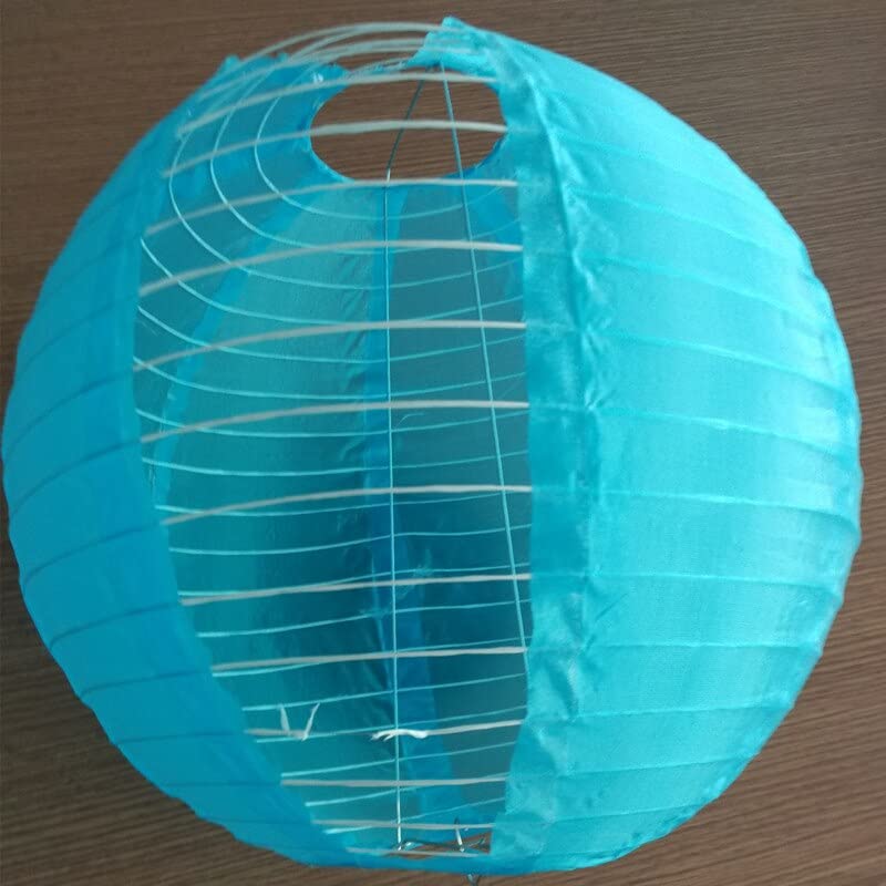 10 Stück/viel runde wasserdichte Nylon-Laterne für den Außenbereich hängende Seide Lampion Grand Event Dekoration Geburtstag Party Hochzeit Zubehör
