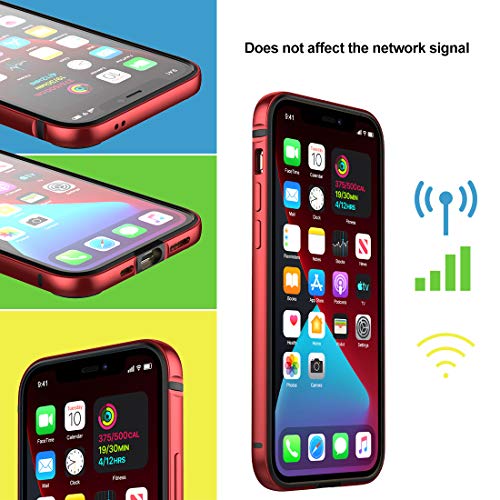 Funda iPhone 12 Pro carcasa metálica slim de tacto suave 7