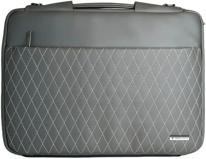 Vaku Luxos® Criss Cross Series 13"|16 Inch Laptop Bag Leather Collection Messenger Organizer Shoulder Sling Office Bag for Men & Women With Adjustable Strap for Laptop and MacBook