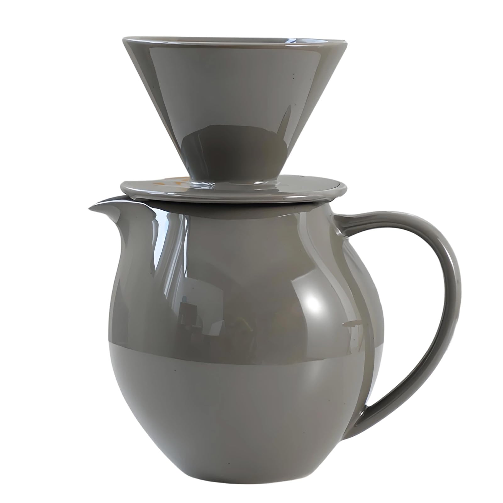 ZEPFJHE Brewer with Large Carafe and Dripper for Hot Cold Brewing Coffee Brewing Set