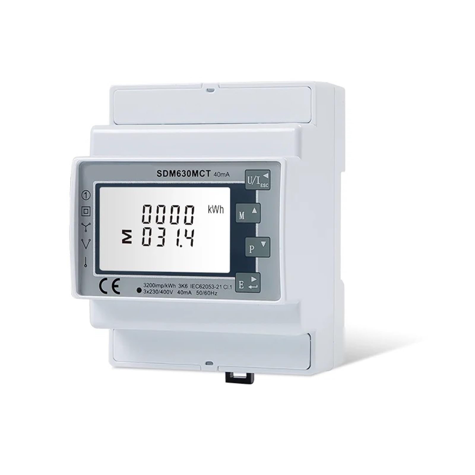 Compteur électrique triphasé 40 mA SDM630MCT modulable pour optimiser la consommation