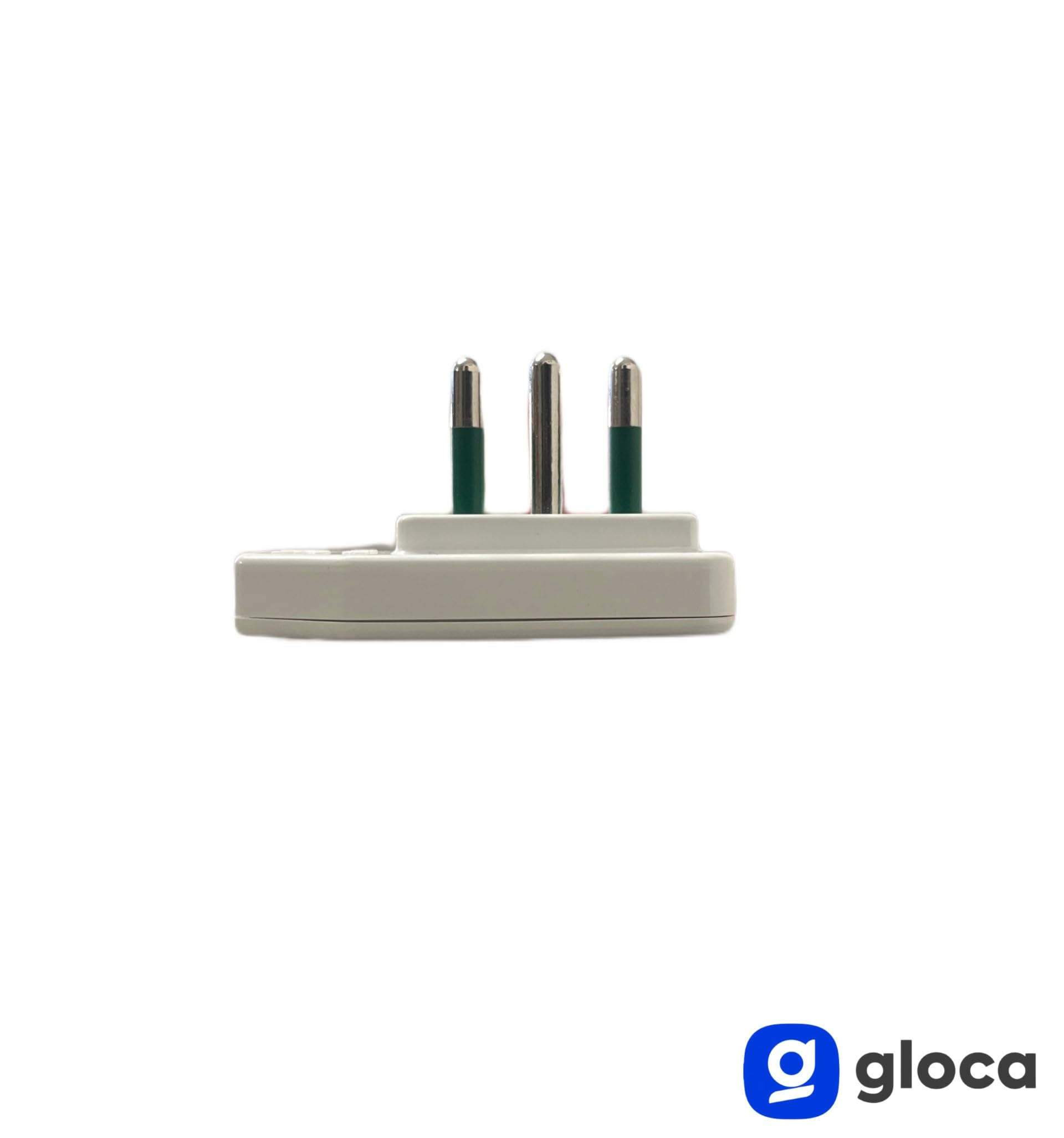 gloca Set 5 Spine Piatte Salvaspazio 10A Colore Bianco Standard Italiano 250V