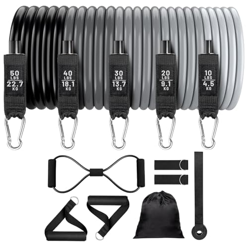 Bandas de resistencia para entrenamiento, correas de suspensión de entrenamiento, bandas de resistencia elásticas para uso en casa, gimnasio, garaje, estudio