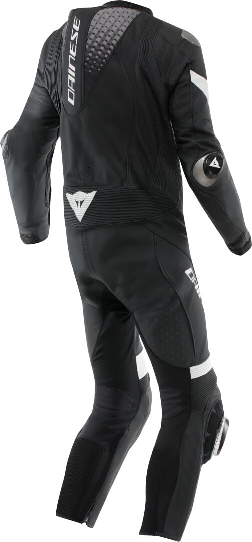 Dainese Laguna Seca 6 S26 Skórzana kurtka motocyklowa, czarny/biały, 48