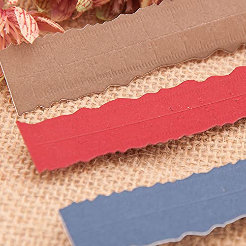 Lzbrdy 8.4 Inch Irregular Edges Ruler Design With Measurements Embossing Cutting Dies For Card Making Scrapbooking Background Decors Craft Die Cuts #TOP5