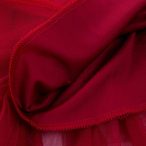 Geagodelia Women Irregular Tulle Skirt Women Summer High Waist Skirt Women´s 50s Petticoat Vintage Knee-Length Underskirt Retro Half Tutu Slips (Red, ONE Size) steampunk buy now online Geagodelia Women Irregular Tulle Skirt Women Summer High Waist Skirt Women´s 50s Petticoat Vintage Knee-Length Underskirt Retro Half Tutu Slips (Red, ONE Size) steampunk buy now online