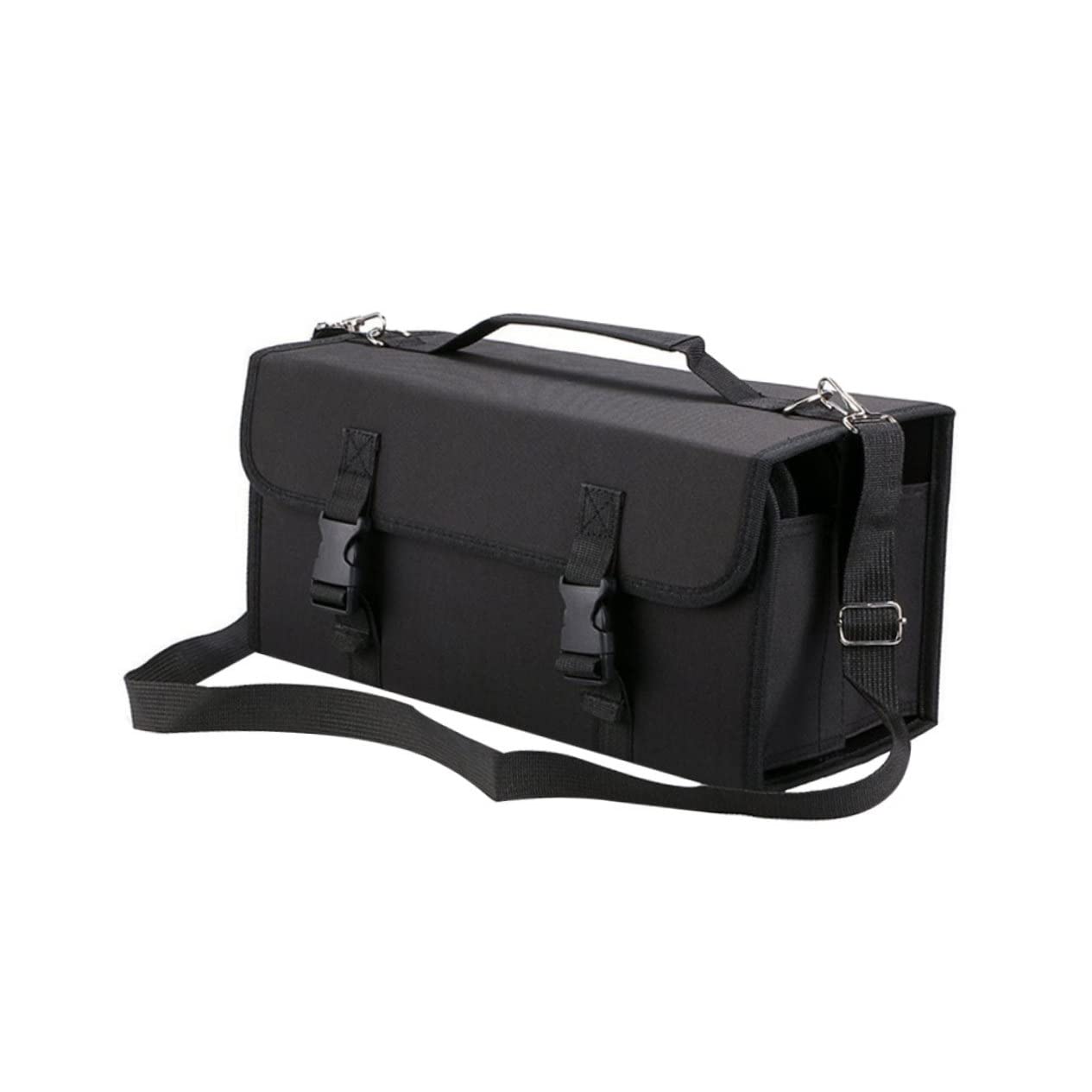 LALAFINA Borsa Porta Pennarelli con Cerniera Custodia Porta Penne da Scomparti Borsa Portaoggetti con Cerniera Portapenne con Tracolla