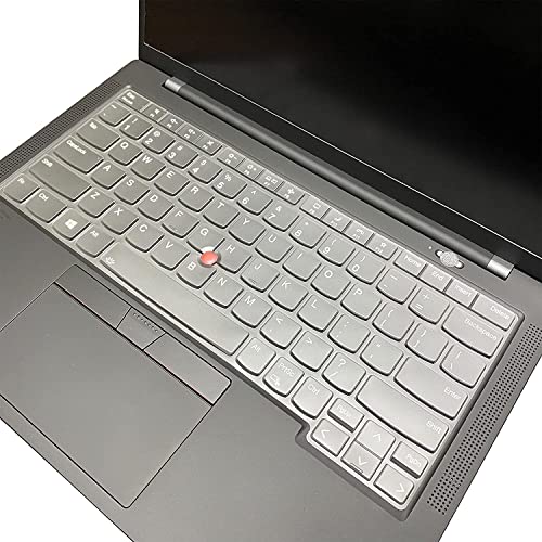 Image of Keyboard Cover for 14 inch Lenovo Thinkpad x1 Carbon Gen 9 2021 & ThinkPad X1 Yoga Gen 6 2021 Laptop, Thinkpad x1 Carbon Gen 9 Keyboard Skin Protector - TPU