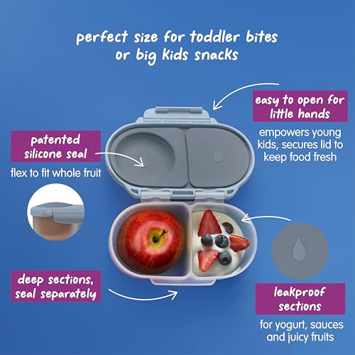 Image of b.box Snack Box, Snack Containers for Kids, Kids Lunch Box, Toddler Snacks