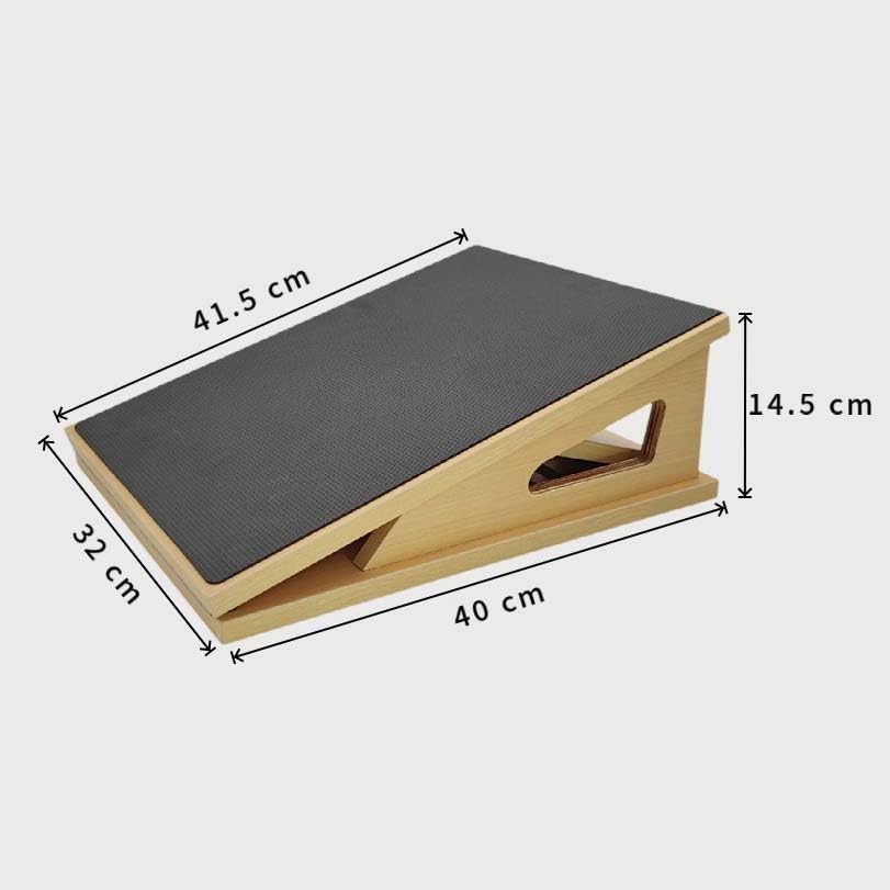 Barella per gambe in legno con cerniere in acciaio inox per allenamento di flessibilità fitness a casa