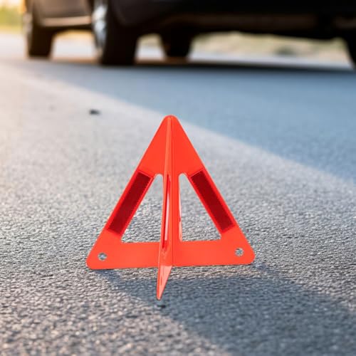 5 unidades triángulo de seguridad reflectante para autos miniatura 5
