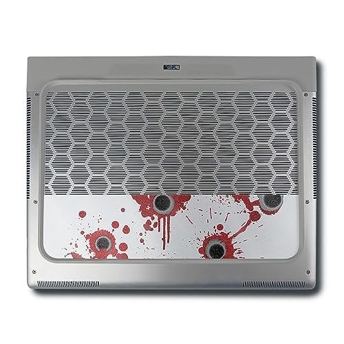 Image of MightySkins Glossy Glitter Skin Compatible with Alienware X16 R1 (2023) Full Wrap Kit - Bullet Holes | Protective, Durable High-Gloss Glitter Finish | Easy to Apply & Change Styles | Made in The USA