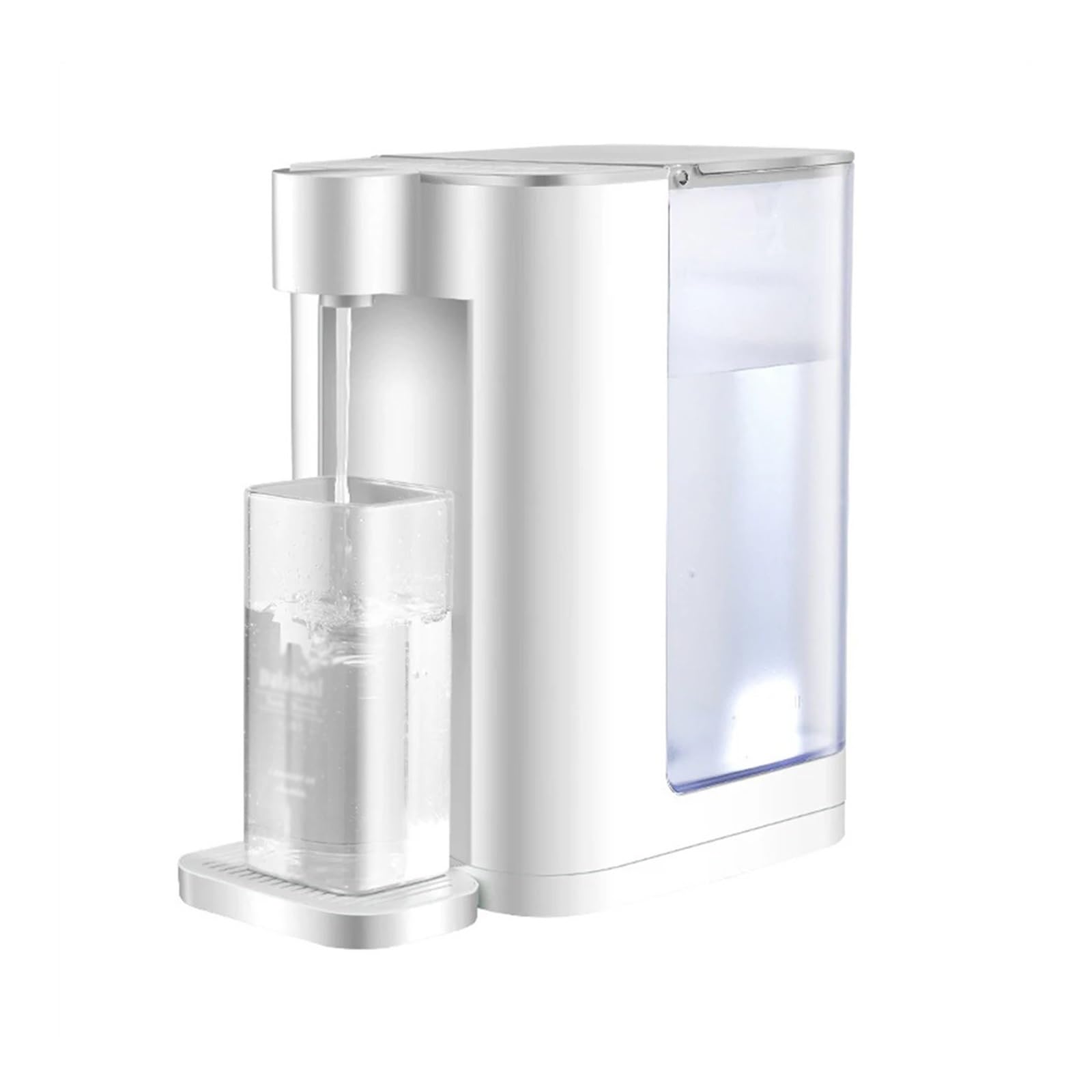 Water dispenser 2.8L Instant Heating Water Dispenser Electric Pump 2000W 3s Fast Heat Dispensador Bottle Smart Kettle(White)