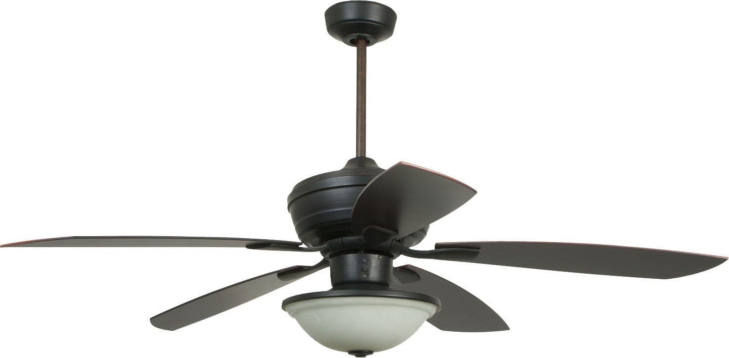 Craftmade POM52ABZ5 Ceiling Fan with Blades Included, 52"
