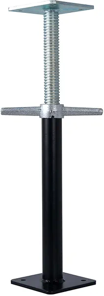 YEUQWJ Adjustable House Floor Jack Support, Basement Floor Jack for Temporary Support, Height Range 17''-25'' for Stabilizing and Supporting Beams, Load Capacity 10000 LB