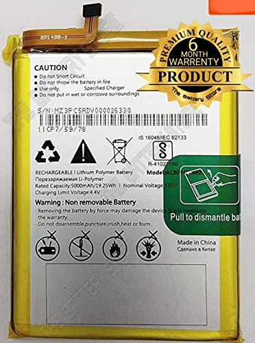 Image of THE BATTERY STORE Original ACBPN50M03 Battery for Micromax Bharat 5 Infinity Q4204 ACBPN50M03 Battery with 6month Warranty and (for Micromax Bharat 5 Infinity Q4204)
