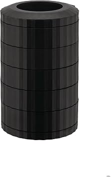 Alessi Pliss  MDL19 B, Espresso Coffee Capsule Holder with 5 Rotating Shelves, in Thermoplastic Resin, Black