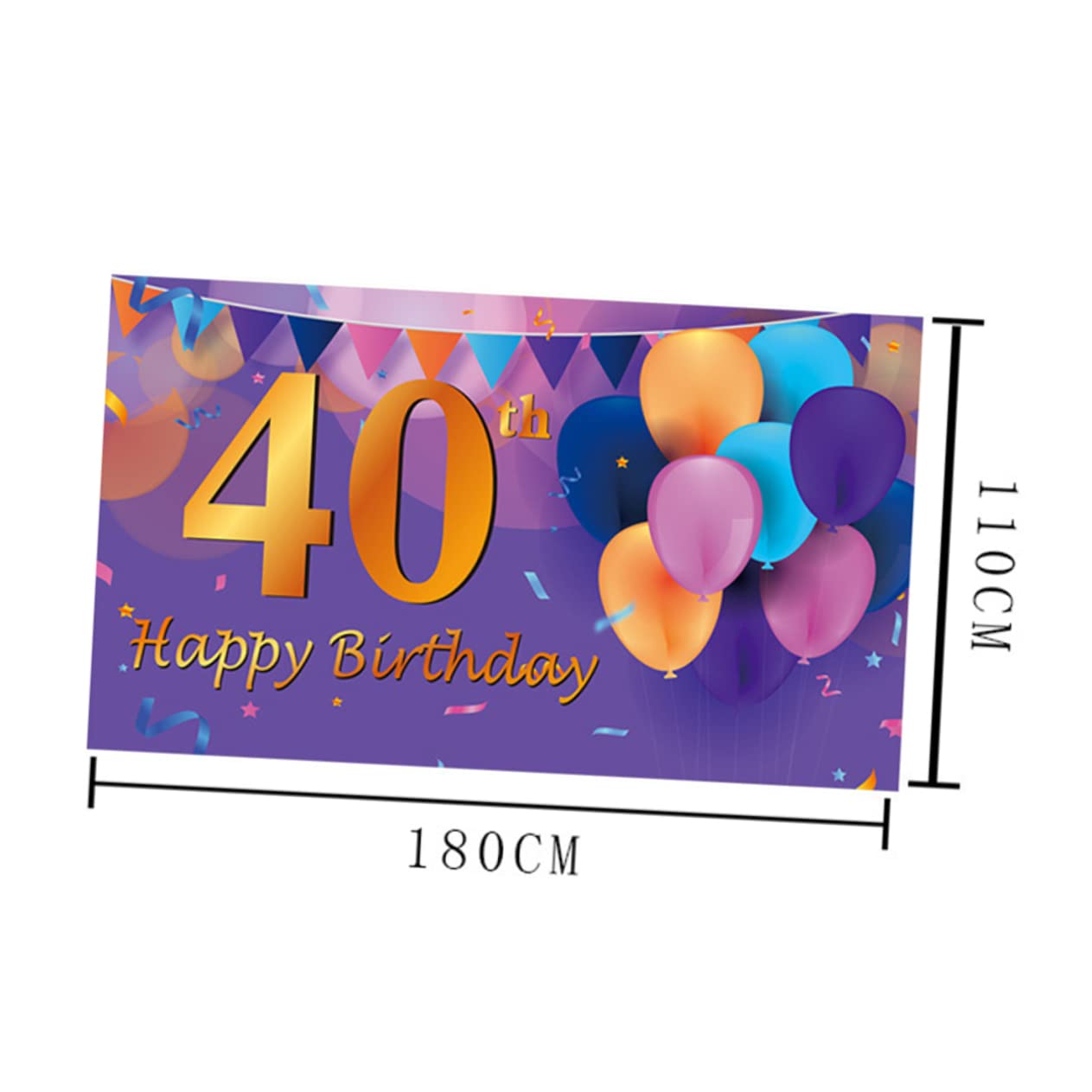UKCOCO 3 Piezas Pancarta De Cumpleaños Pancarta Colgante Pancarta para Fiesta Fondo De Fiesta Pancartas De Cumpleaños Pancarta para Cumpleaños Accesorios De Fiesta Foto Paño Copla
