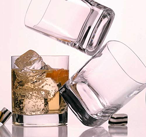 Luigi Bormioli Strauss 9 Oz Whisky Rocks Glasses, Set Of 6, Clear #TOP3