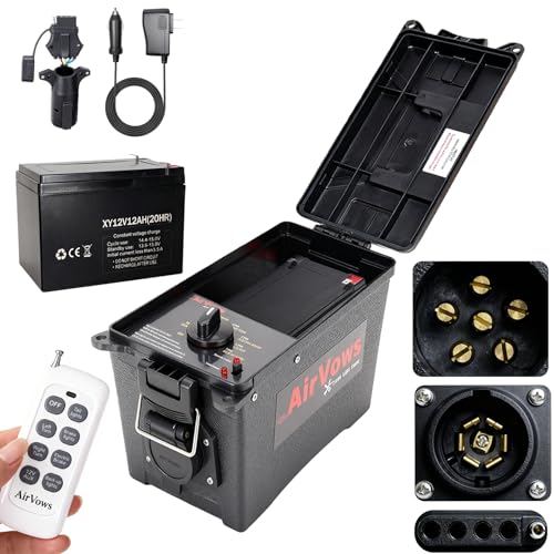 Trailer Lamp Fault With Various DTCs - 2021-2023 Ford & Lincoln 2 Trailer Light Tester Box with 12V 12Ah Battery,Remote Control Function with 98 FT Range, 7-Way Flat (Spade) Pin,6-Way Round Pin,4/5-Pin Connectors,IPX8 Waterproof Case,2-Year Warrnaty