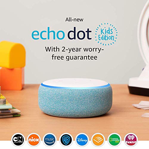 Echo Dot (3rd Gen) Kids Edition, an Echo designed for kids with parental controls - Blue