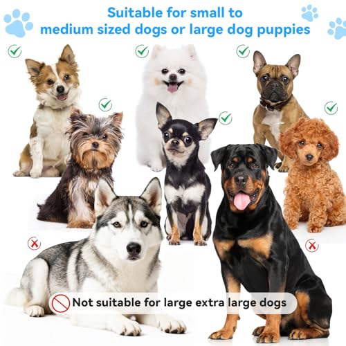 AIEDECOPT 4 Stück Hundeschuhe Pfotenschutz, Hundeschuhe Winter Anti Rutsch, Schneestiefel Hunde, Plüsch Hundestiefel für Kleine und Mittlere Hunden Outdoor-Aktivitäten (Schwarz, S)