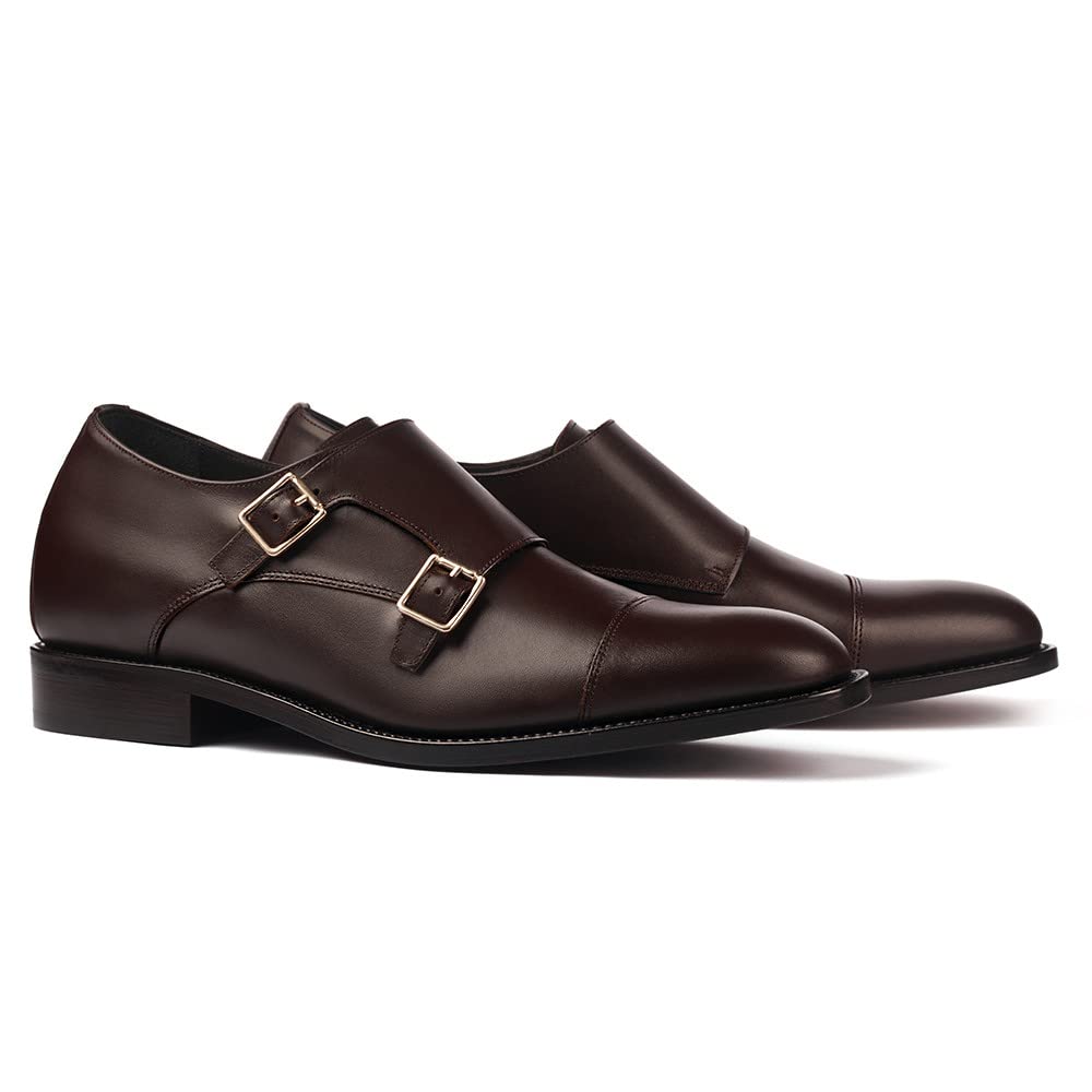 MASALTOS Zapatos de Hombre con Alzas Que Aumentan Altura hasta 7 cm. Fabricados en Piel. Modelo Bristol