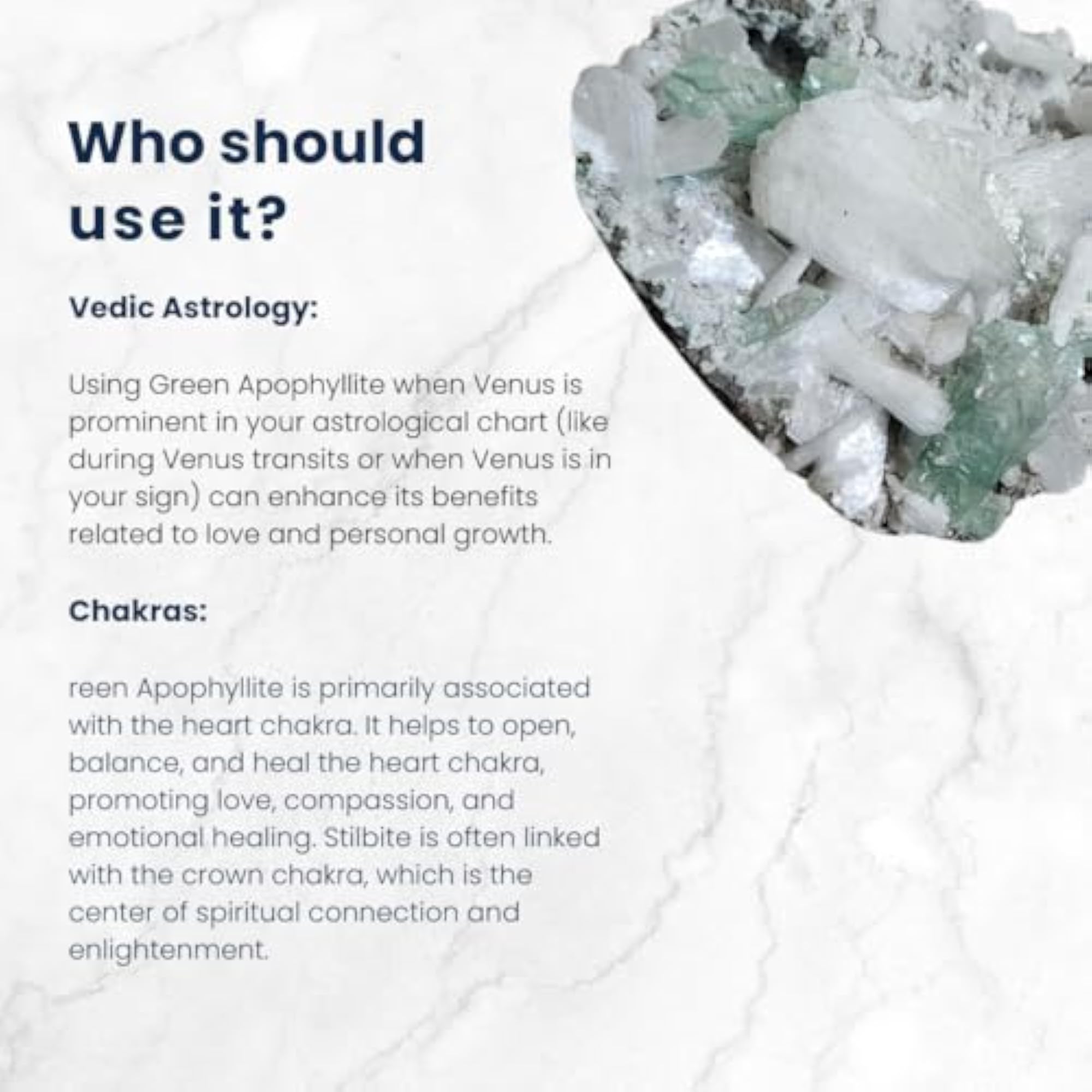 Green Apophyllite and Stilbite Healing Crystal Cluster