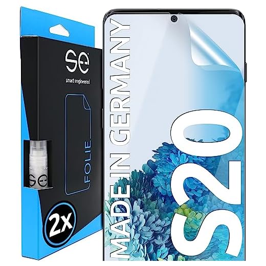 3D Skyddsfilm - Skärmskydd för Samsung Galaxy S20 [2 st | smart engineered] - Transparent, Skyddsfall vänliga, Inget skyddsglas, men TPU-skyddsfilm