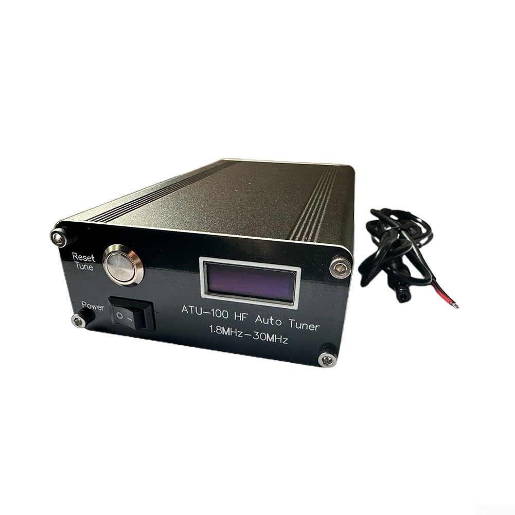 Tuner automatique d'antenne, ATU-100 HF Antenne Automatique Tuner 1.8MHz-50MHz Communication Radio Amateur