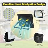 Rravdst 100W LED Floodlight Outdoor, 10800LM Super Bright LED Security Lights, IP66 Waterproof, 6000K Daylight White Flood Lights Wall Light for Warehouse, Garage, Backyard, 2 Pack - Image 5