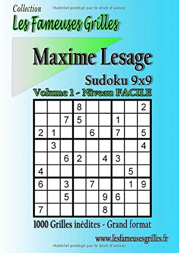 Télécharger Sudoku volume 1 - Niveau facile : Collection 
