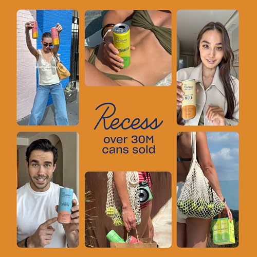 Image of Recess Zero Proof Ginger Lime Mule Mocktail, 12 Pack