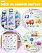 Benresive Reusable Sticker Books for Kids, Sticker Books for Toddlers, Toddler Travel Toys Activities Crafts Ages 3 and Up Birthday Gifts - Vehicle