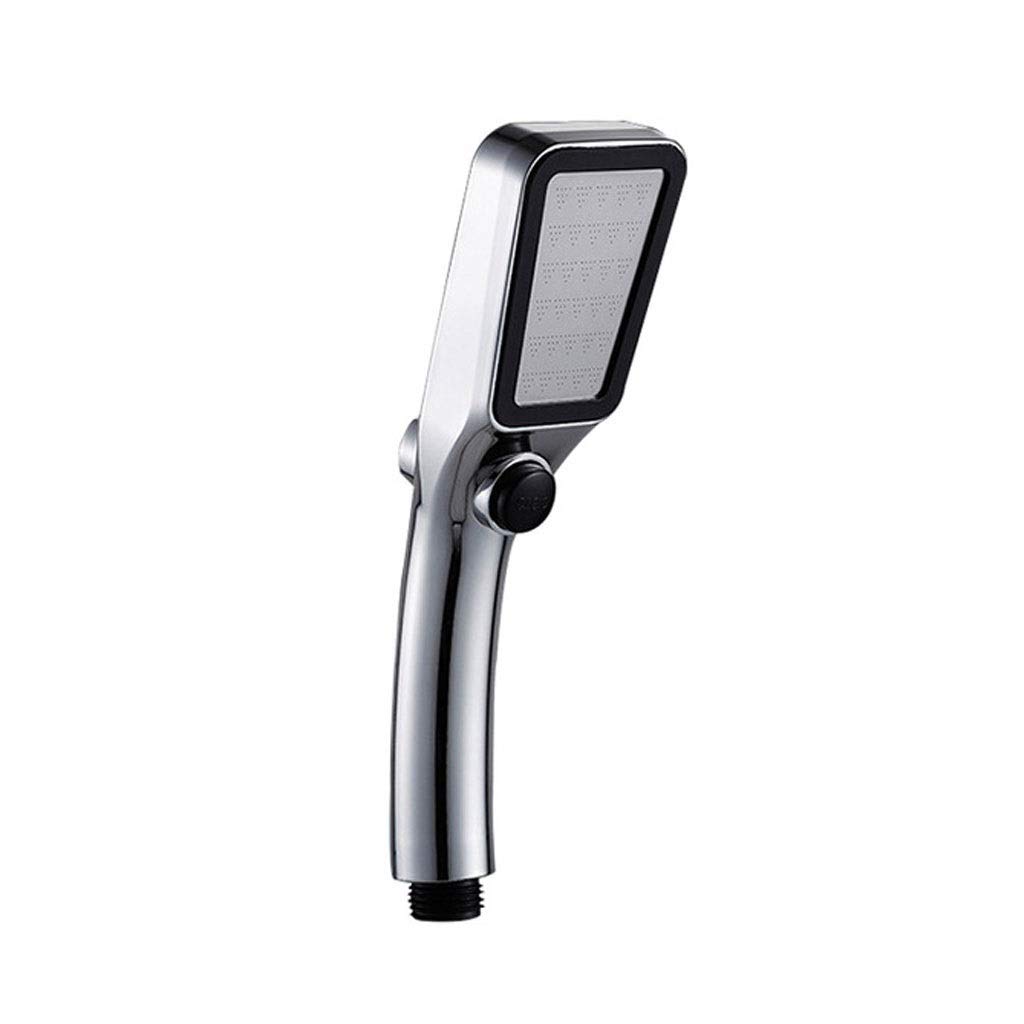 GLETSF Rhombus Handheld Bathroom Shower Propeller Rainfall Water Saving Nozzle Double Supercharge