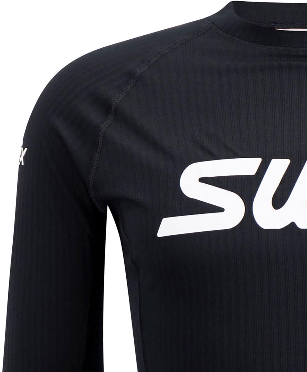 Swix Men's Racex Classic Lightweight Quick-Drying Stretch Slim Fit Long Sleeve Baselayer Top